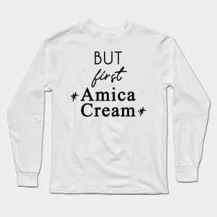 Amica Cream Long Sleeve T-Shirt